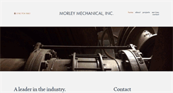 Desktop Screenshot of morleymechanical.com